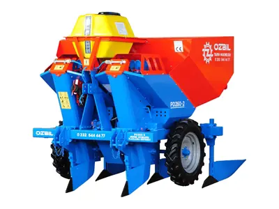 Машина для посадки картофеля с автоматическим распылением - Özbil PD260-2
