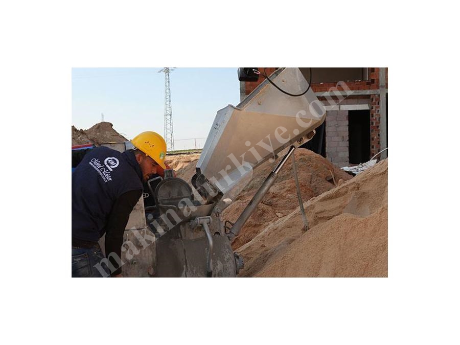 Şap Makinası Hava Basınçlı Kelepçeli Harç Karıştırma Ve Aktarma Makinası