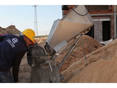 Şap Makinası Hava Basınçlı Kelepçeli Harç Karıştırma Ve Aktarma Makinası - 5