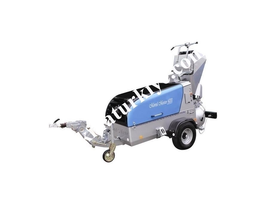 Hava Basınçlı Kelepçeli Ve Kürekli Harç Karıştırma Ve Aktarma Makinası 	
MM-6000