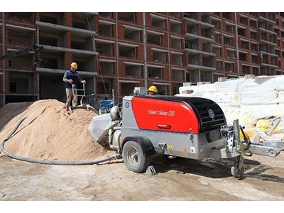 Hava Basınçlı Kelepçeli Ve Kürekli Harç Karıştırma Ve Aktarma Makinası 	
MM-6000 - 5