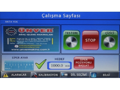 3200 Mm Full Otomatik Çizicili Yatar Daire Makinası - Ünver Üm3200-X4  - 5