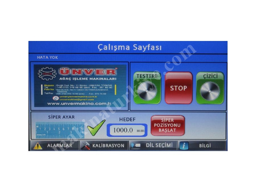 3200 Mm Full Otomatik Çizicili Yatar Daire Makinası - Ünver Üm3200-X4 