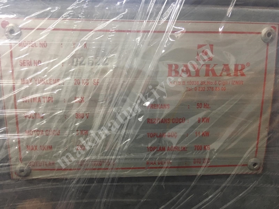 Çamaşır Yıkama Ve Sıkma Makinası 20 Kg - Tolkar 