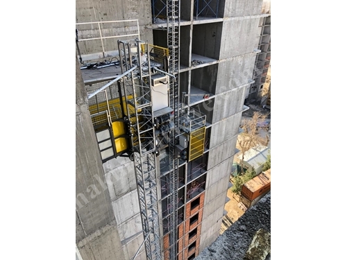 Грузовой и пассажирский лифт MksAcrobat1500 для аренды - внешний лифт - строительный лифт