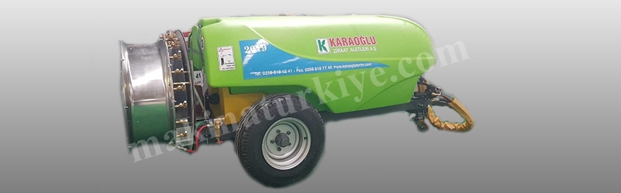 Turbo Atomizör 2000 Lt. Tarla İlaçlama Makinası - Karaoğlu - K11-2000 