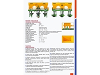 Inter-Row Hoeing Machine Fertilizer Three-Row - Özbil BDC320 - 3