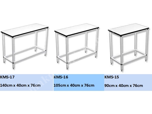 Yan Ve Ön Konfeksiyon Sehpası 140*40*76 Cm - Konmaksan Kms-17