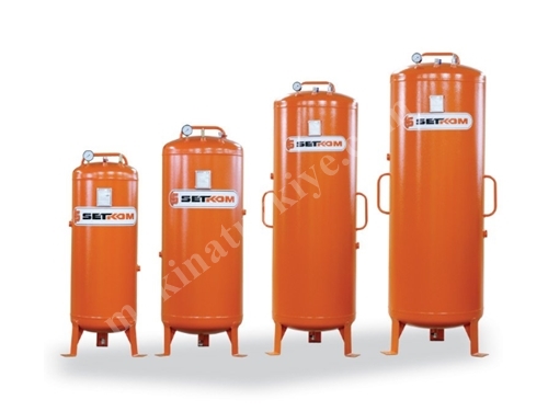 Basınçlı Hava Tankları 100-2000 Litre Dik Tank - Setkom İstasyon Serisi 