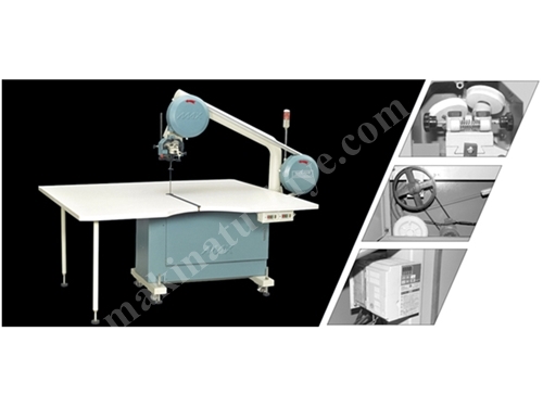 Kumaş Kesim Hizarı Havalı Hız Kontrollü 1500X2400mm - Konmaksan Kms-1200