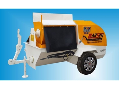 Dahili Su Alıcılı - Basınçlı Yıkamalı Pistonlu Sıva Makinesi Barsen - Bs-1Pw 