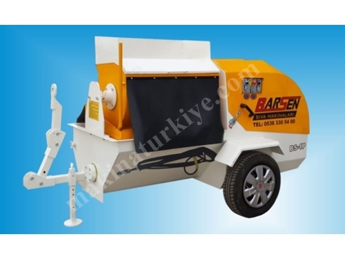 Dahili Su Alıcılı - Basınçlı Yıkamalı Pistonlu Sıva Makinesi Barsen - Bs-1Pw 