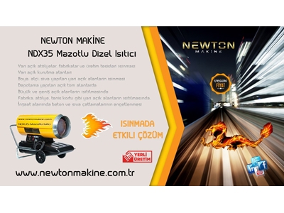 Bacasız Dizel Mazotlu Isıtıcı 40 Kw - Newton Makine NDX35