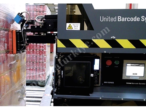 2 Label 3 Pallet/Minute Pallet Labeling Machine with Elevator System