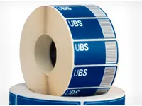 Штрих-кодовая этикетка UBS