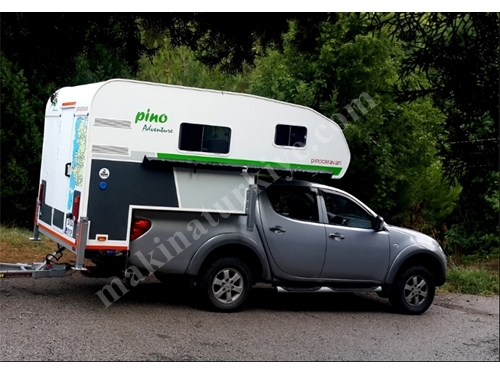Camping-car à plateau 2 places - Caravane Pino