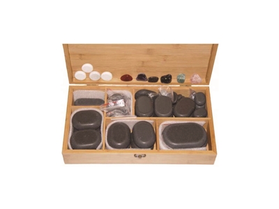 60 Taşlı Masaj Seti Ve Isıtıcı Cihazı  - 1