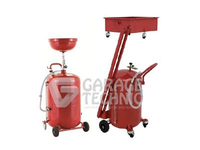 80+9 Litre Atık Yağ Çekme Makinesi Garage Technic  - 0