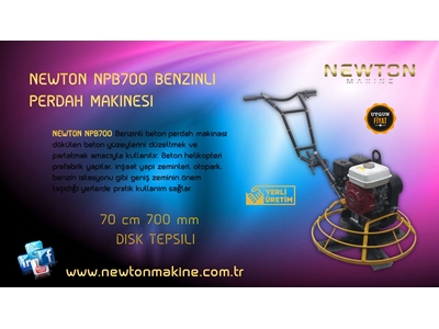 Benzinli Beton Helikopter Perdah Makinası 700 mm - Newton Npb700  - 0