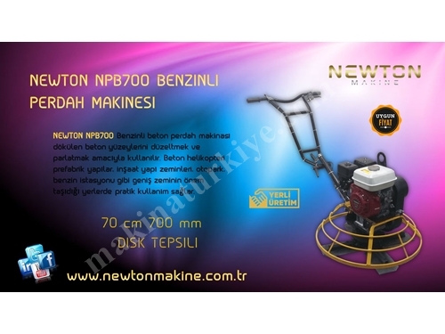 Benzinli Beton Helikopter Perdah Makinası 700 mm - Newton Npb700 