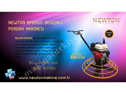 Benzinli Beton Helikopter Perdah Makinası 900 mm - Newton Npb900 