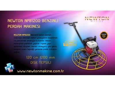 Benzinli Beton Helikopter Perdah Makinası 1200 mm - Newton Npb1200  - 0