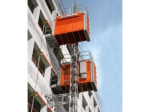 2 Ton Insaat Asansoru Dis Cephe Platform Asansor