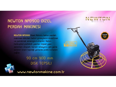 Dizel Beton Helikopter Perdah Makinası 900 mm - Newton Npd900 - 0