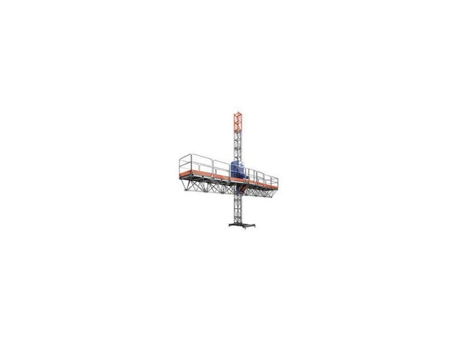 3,5 Metre 2680 Kg Kapasiteli Tek Kolonlu Cephe Platformu