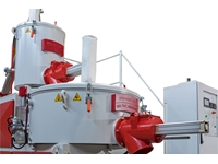 100 Kg Vertical Material Mixer with Heater - Stirrer - 3
