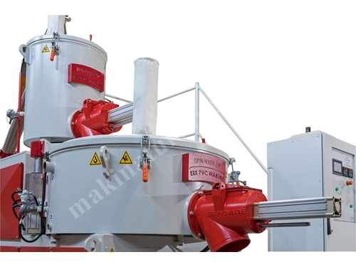 100 Kg Vertical Material Mixer with Heater - Stirrer