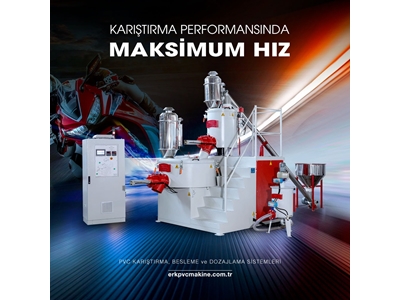 200 Kg Dikey Pvc Hammadde Mikseri - Karıştırıcı - 1