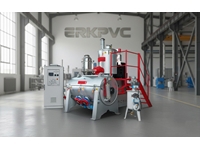 300 kg Horizontaler Turbo-PVC-Mischer – Beheizte Rohstoffmischmaschine