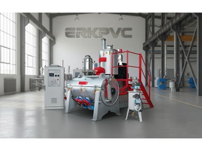 300 Kg Horizontal Turbo PVC Mixer – Heated Raw Material Mixing Machine - 0