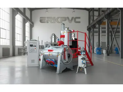 300 Kg Horizontal Turbo PVC Mixer – Heated Raw Material Mixing Machine