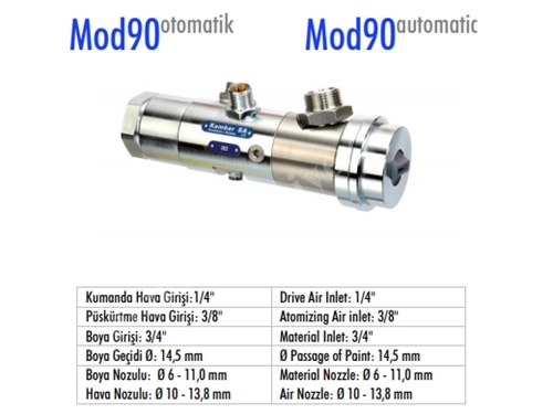 Mod90 Automatic Low Pressure System Paint Gun