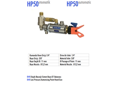 Hp50 Niederdruck-System Farbspritzpistole - 1