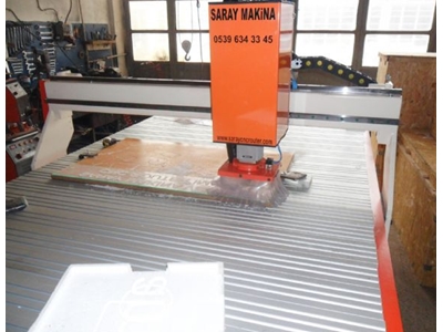 1500 X 3000 Reklamcı Cnc Router 3 Boyutlu İşleme  - 1