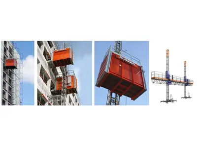 2 Ton Construction Elevator - Platform Lift Scando Ch 20/30