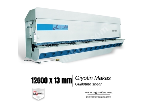 12000x13 Mm Hidrolik Giyotin Makas 
