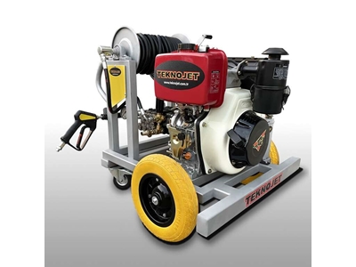 250 Bar Dizel Motor Basınçlı Su Jeti Yıkama Makinası - 0
