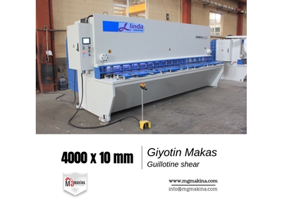 4000x10 Mm Hidrolik Giyotin Makas