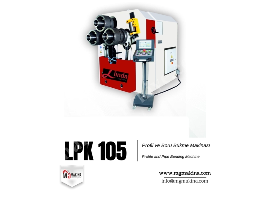 Lpk 105 Hidrolik Profil Ve Boru Bükme Makinası