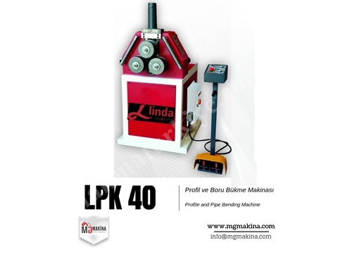 Lpk 40 Hidrolik Profil Ve Boru Bükme Makinası