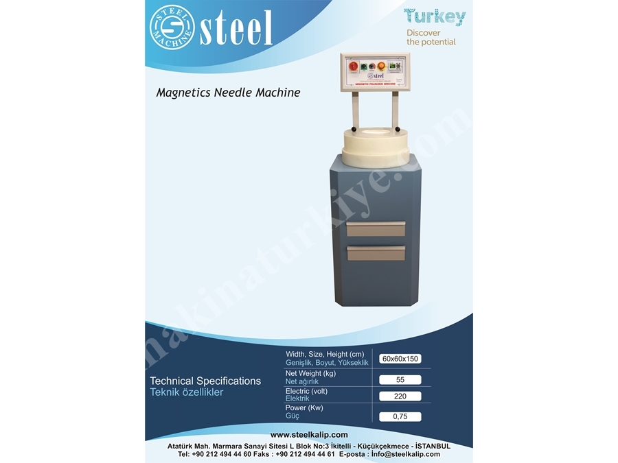 Manyetik İğne Makinesi / Magnetics Needle Machine 