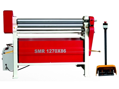 3 Toplu Asimetrik Silindir Sac Bükme Makinası 1270x86 Mm - 0