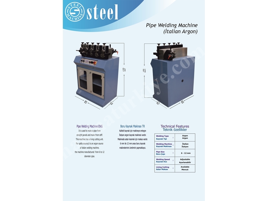 Boru Kaynak Makinesi / Pipe Welding Machine 