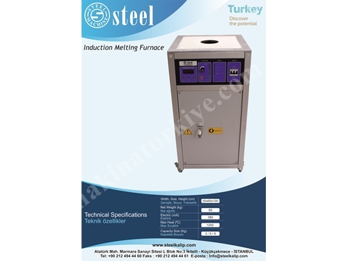İndüksiyon Eritme Ocağı / Induction Melting Furnace 