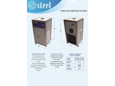 İndüksiyon Eritme Ocağı / Induction Melting Furnace  - 1