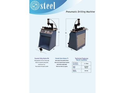 Pnomatik Delik Delme Makinesi / Pneumatic Drilling Machine  - 1